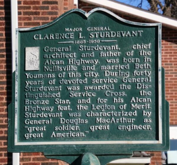 MAJOR GENERAL CLARENCE L. STURDEVANT WAR MEMORIAL MARKER