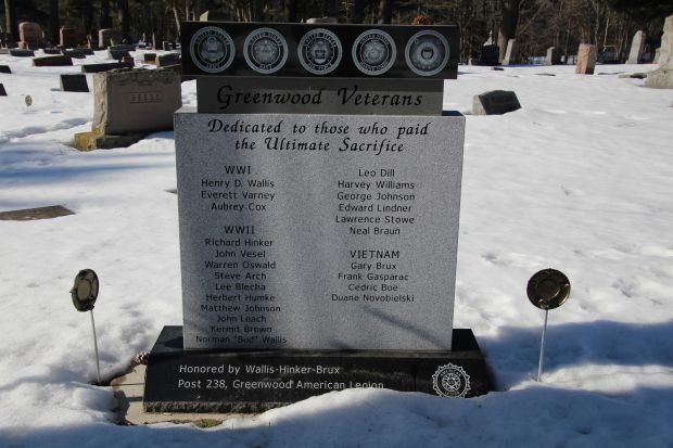 AMERICAN LEGION POST 238 VETERANS MEMORIAL