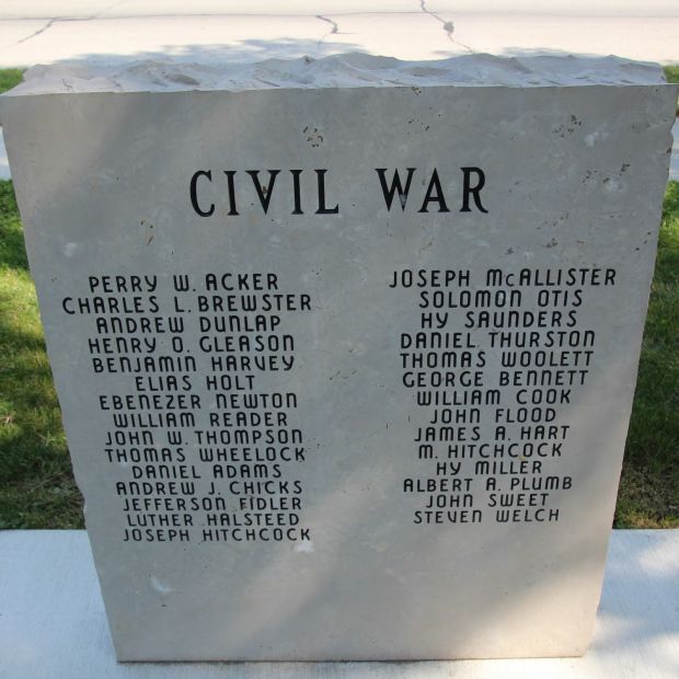 STOCKBRIDGE AREA SUPREME SACRIFICE WAR MEMORIAL STONE B