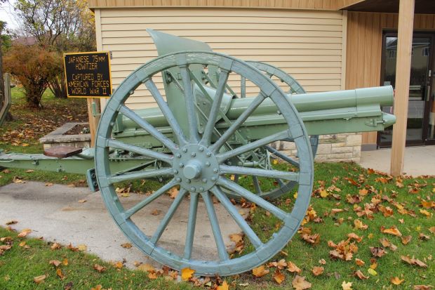JAPANESE 75MM HOWITZER WAR MEMORIAL