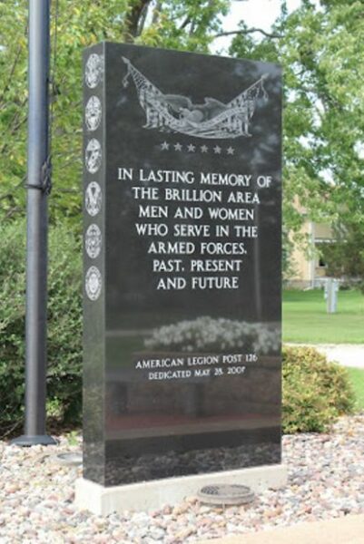 BRILLION AREA VETERANS MEMORIAL