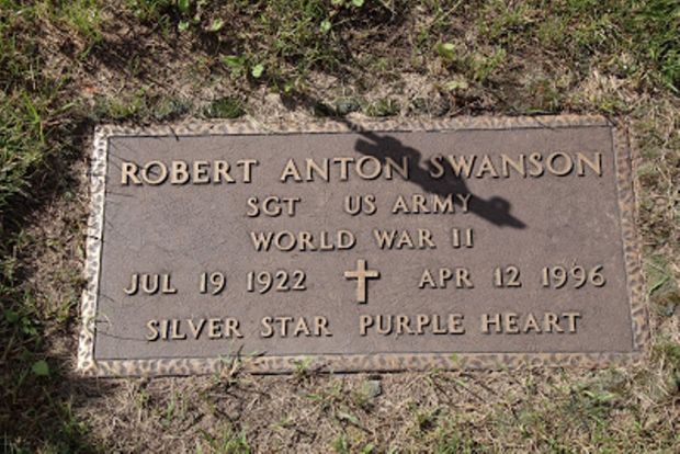 ROBERT ANTON SWANSON MEMORIAL CEMETERY STONE