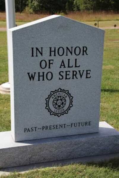 OAK GROUND CEMETERY VETERANS MEMORIAL STONE A
