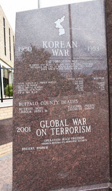 BUFFALO COUNTY VETERANS MEMORIAL STONE F