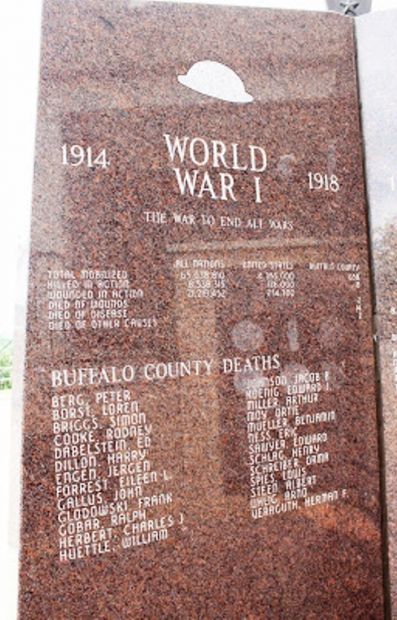 BUFFALO COUNTY VETERANS MEMORIAL STONE D