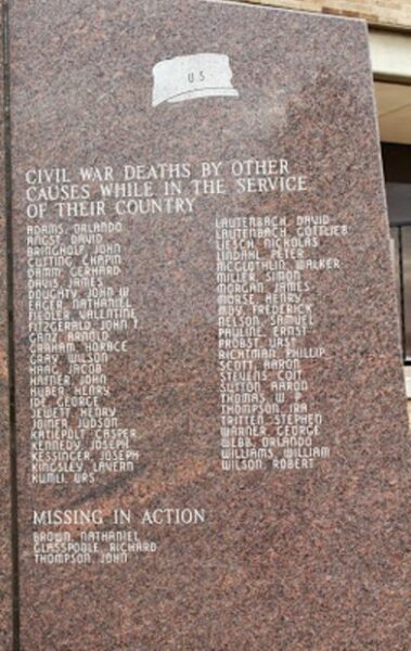 BUFFALO COUNTY VETERANS MEMORIAL STONE C