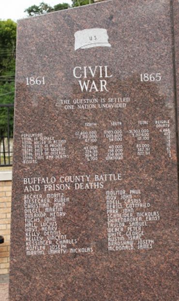 BUFFALO COUNTY VETERANS MEMORIAL STONE B