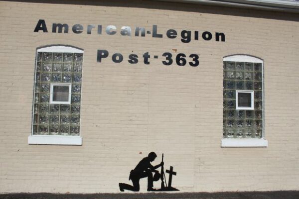 AMERICAN LEGION POST 363 WAR MEMORIAL SILHOUETTE