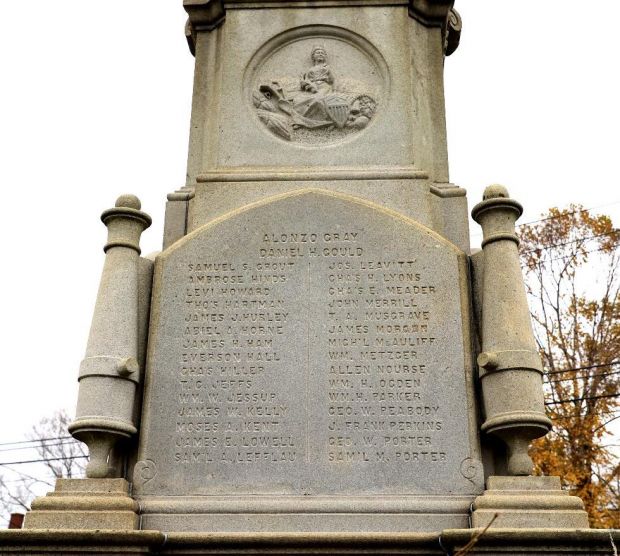 DANVERS WAR OF THE REBELLION MEMORIAL STONE C