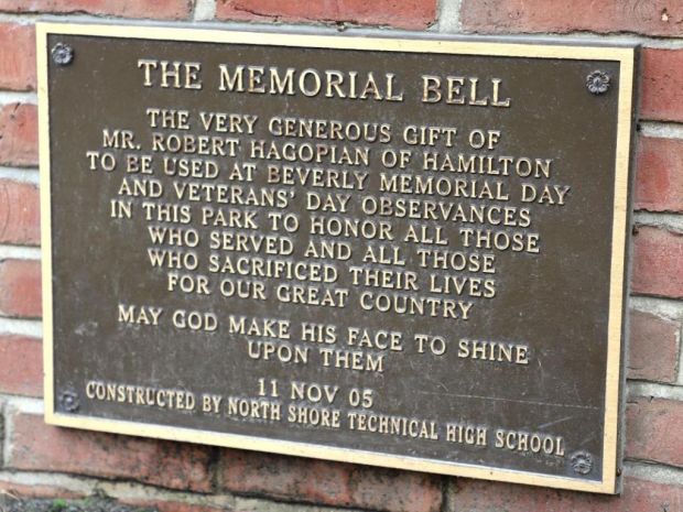 THE MEMORIAL BELL PLAQUE