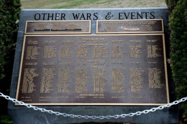 NORTH READING OTHER WARS & EVENTS MEMORIAL