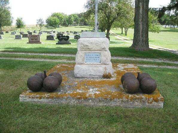 PARK CEMETERY CIVIL WAR MEMORIAL FLAG