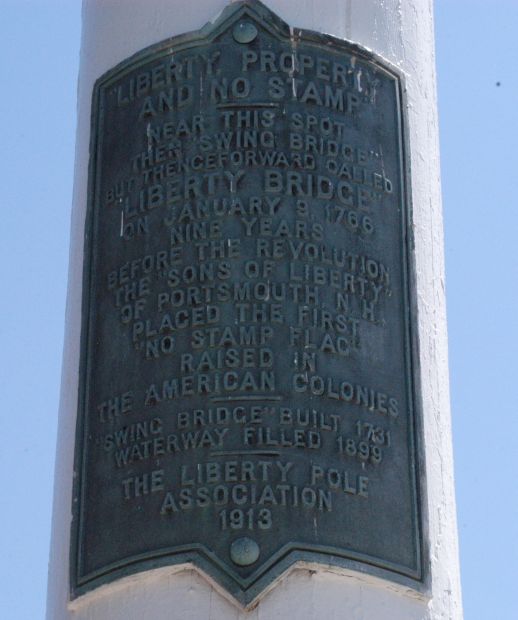 PORTSMOUTH LIBERTY POLE AND BRIDGE MEMORIAL PLAQUE C