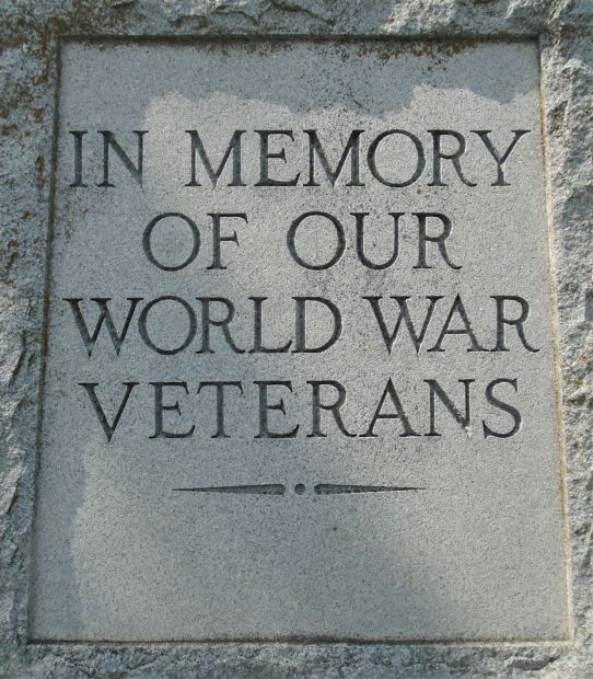 RAY COUNTY WORLD WAR VETERANS MEMORIAL STONE A