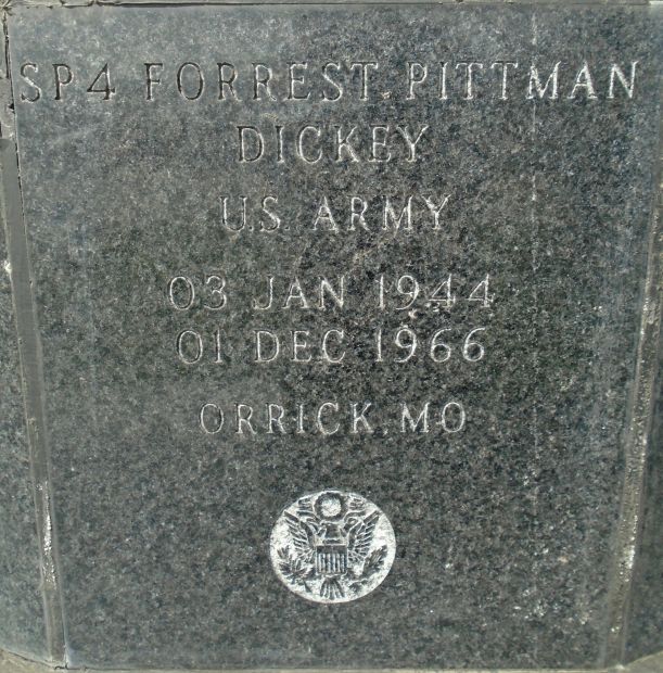 RICHMOND VIETNAM WAR MEMORIAL STONE E