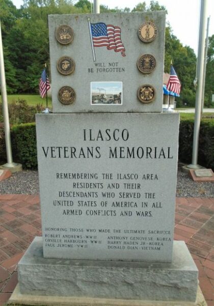 ILASCO VETERANS MEMORIAL HONOR ROLL STONE