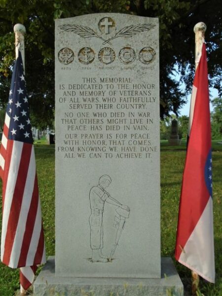 MOUNT OLIVET CEMETERY VETERANS MEMORIAL