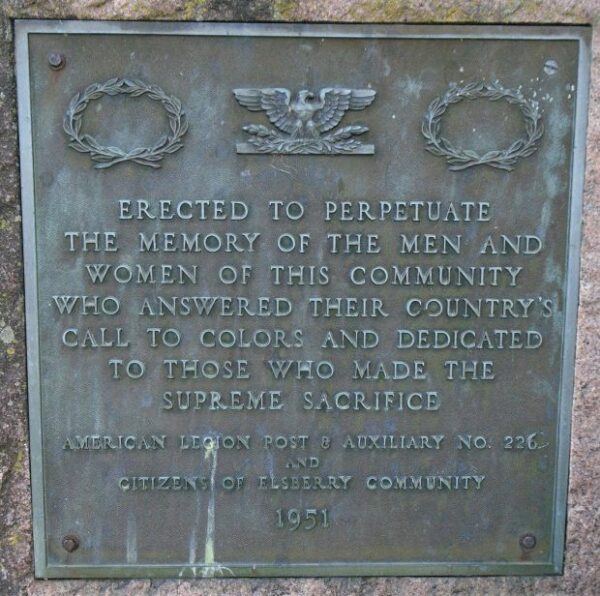 AMERICAN LEGION POST 8 VETERANS MEMORIAL PLAQUE