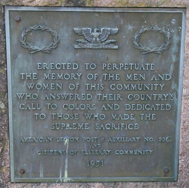 AMERICAN LEGION POST 8 VETERANS MEMORIAL PLAQUE