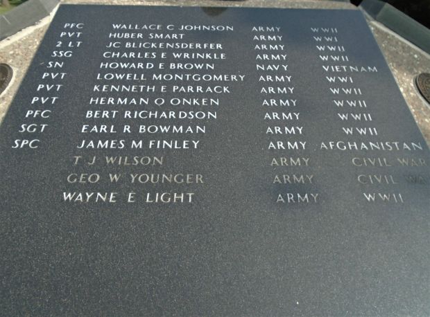 LACLEDE COUNTY FALLEN WARRIORS MEMORIAL PLAQUE F