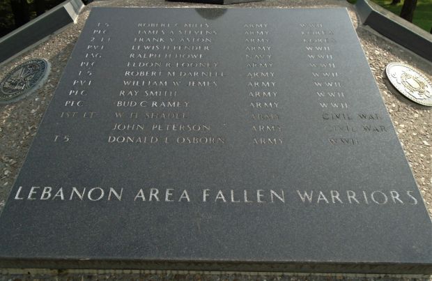 LACLEDE COUNTY FALLEN WARRIORS MEMORIAL PLAQUE B