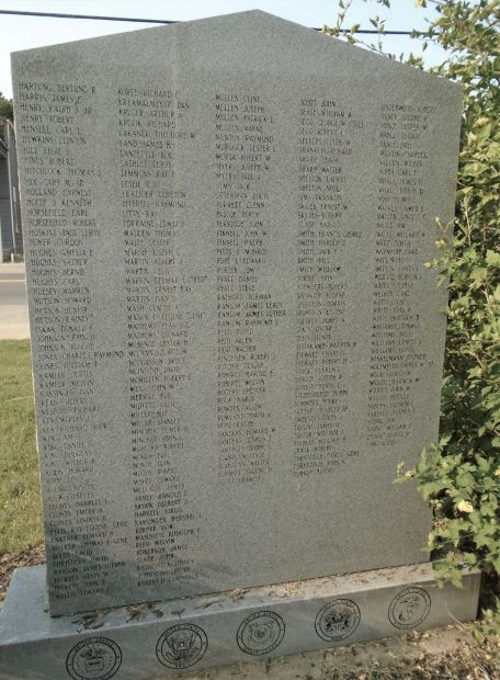 STEELVILLE KOREAN WAR MEMORIAL BACK