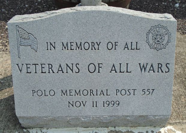 POLO MEMORIAL POST 557 ALL WARS MEMORIAL
