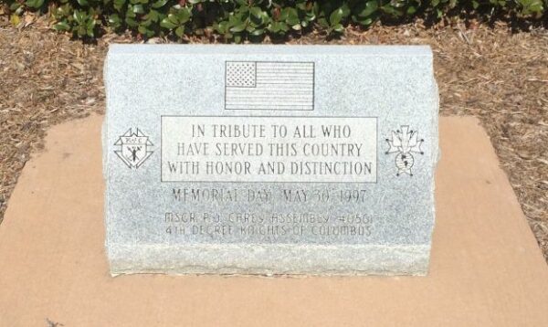 KNIGHTS OF COLUMBUS ASSEMBLY #0561 MILITARY SERVICE MEMORIAL