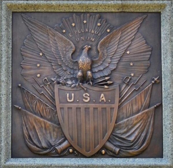 SPRINGFIELD WAR OF THE REBELLION MEMORIAL PLAQUE D