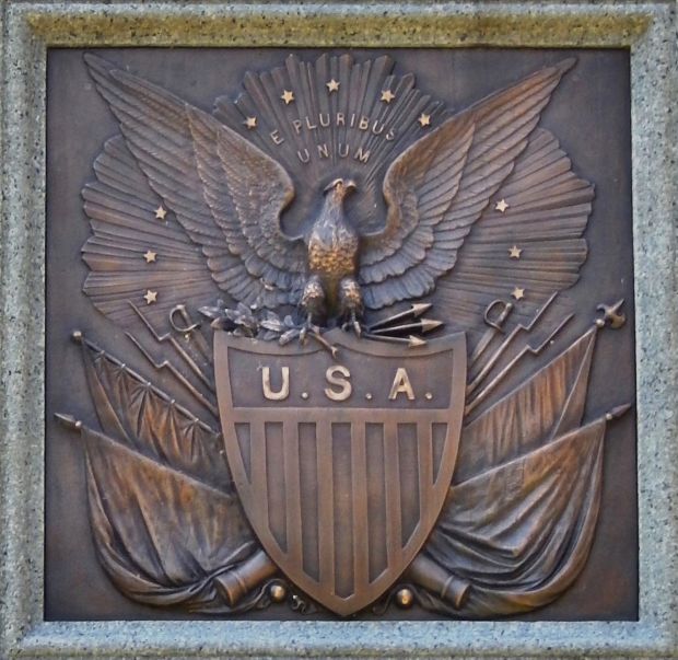 SPRINGFIELD WAR OF THE REBELLION MEMORIAL PLAQUE D