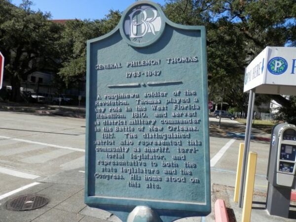 GENERAL PHILEMON THOMAS MEMORIAL MARKER