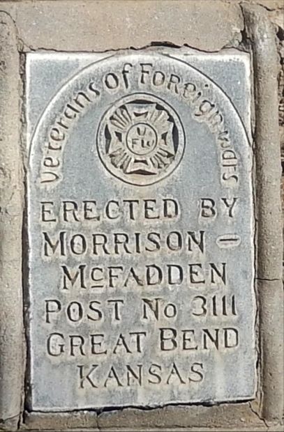 MORRISON-MCFADDEN POST NO 3111 MEMORIAL GUN STONE B