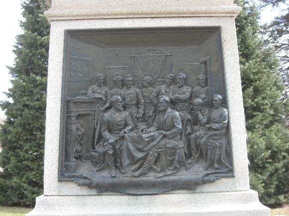 ABRAHAM LINCOLN CIVIL WAR MEMORIAL BAS-RELIEF C