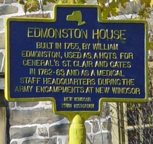 EDMONSTON HOUSE REVOLUTIONARY WAR MEMORIAL MARKER