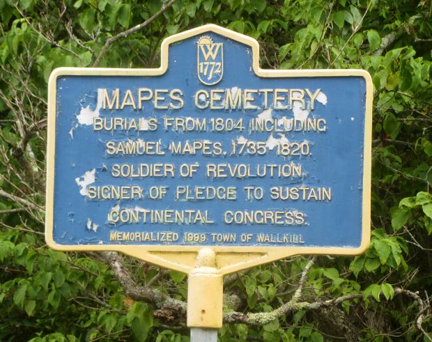 MAPLES CEMETERY REVOLUTIONARY SOLDIER MEMORIAL MARKER