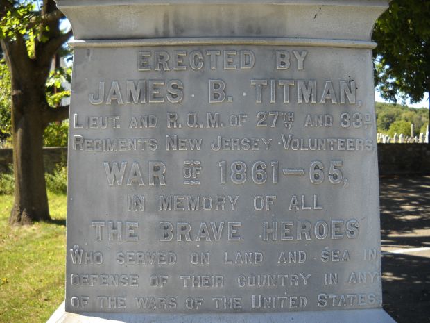 SPARTA WAR MEMORIAIL DEDICATION STONE