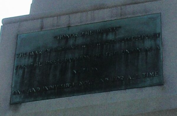 PASSAIC COUNTY SOLDIERS AND SAILORS MEMORIAL PLAQUE B