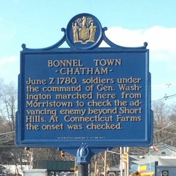BONNEL TOWN CHATHAM REVOLUTIONARY WAR MEMORIAL MARKER