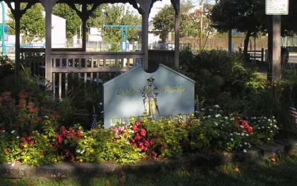 CAPTAIN JOSHUA HUDDY MEMORIAL  PARK MARKER