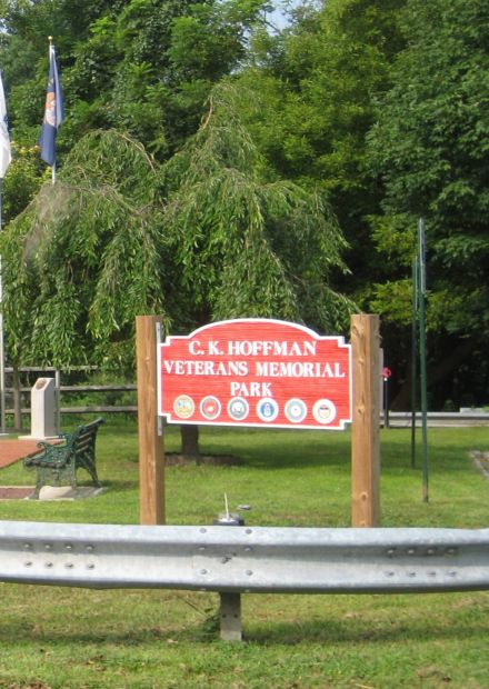 C.K. HOFFMAN VETERANS MEMORIAL PARK MARKER