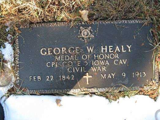 CPL. GEORGE W. HEALEY MEDAL OF HONOR GRAVESTONE