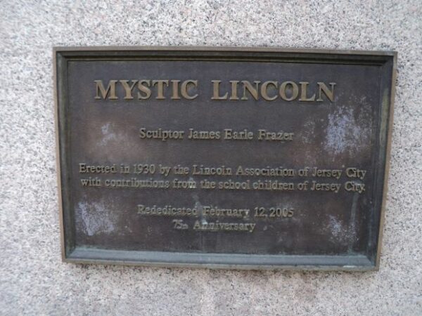 MYSTIC LINCOLN MEMORIAL PLAQUE