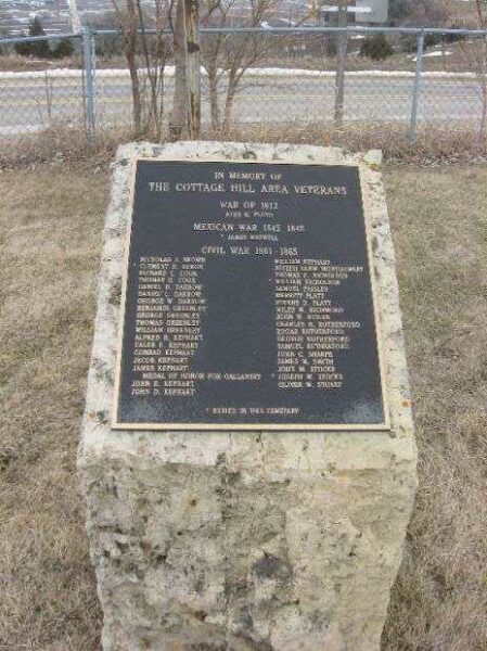 THE COTTAGE HILL AREA VETERANS MEMORIAL