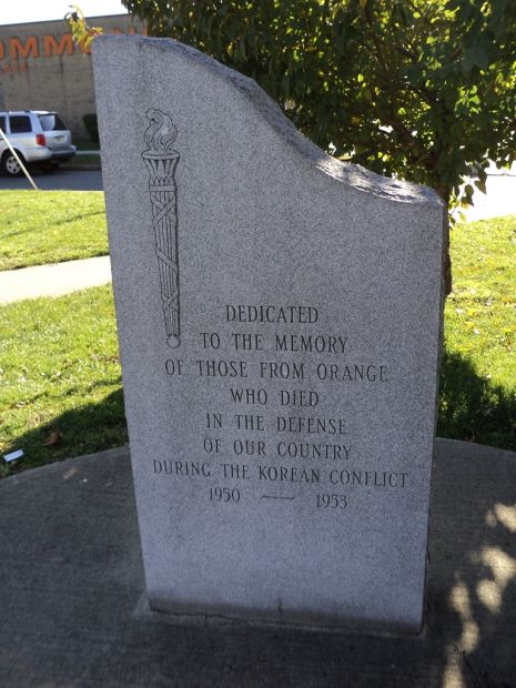 ORANGE KOREAN CONFLICT MEMORIAL