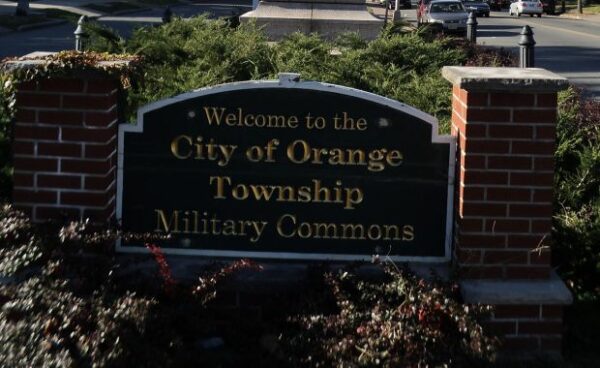 CITY OF ORANGE TOWNSHIP MILITARY COMMONS MEMORIAL MARKER