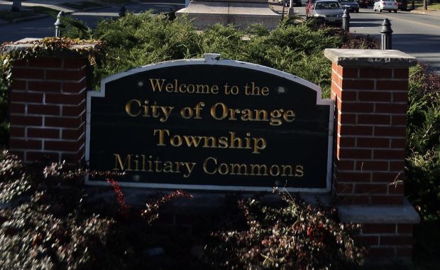 CITY OF ORANGE TOWNSHIP MILITARY COMMONS MEMORIAL MARKER