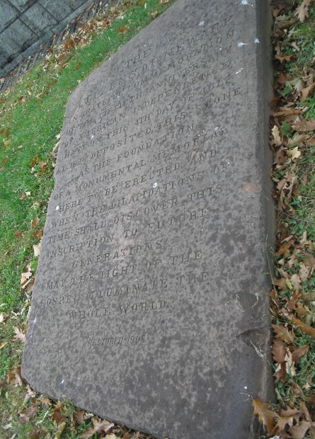 THE WARS OF AMERICA MEMORIAL STONE B