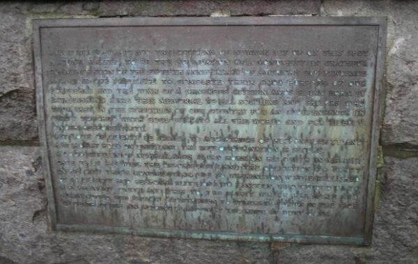 THE WARS OF AMERICA MEMORIAL PLAQUE