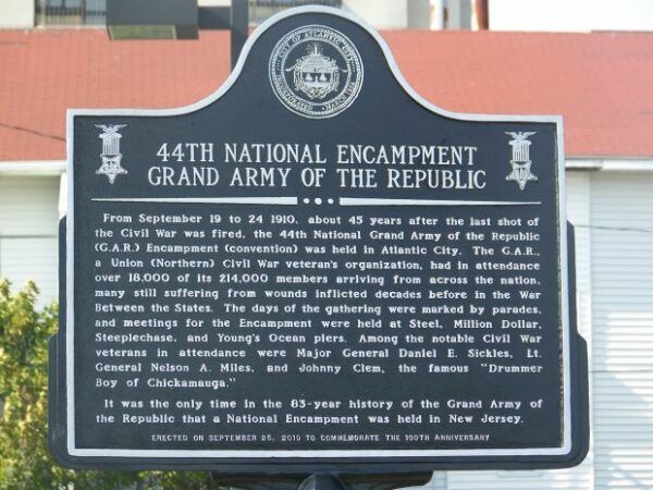 44TH NATIONAL ENCAMPMENT GRAND ARMY OF THE REPUBLIC MEMORIAL MARKER