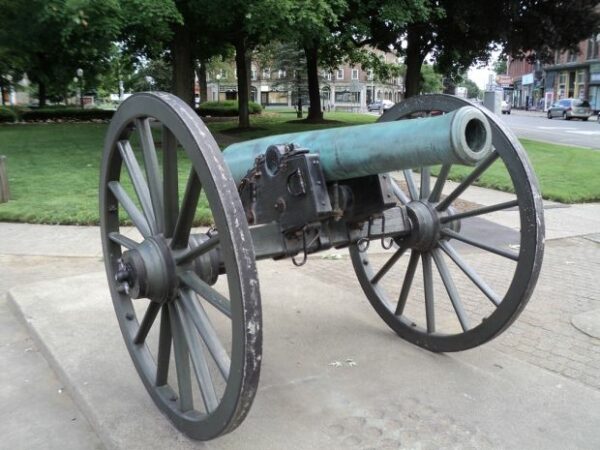 VILLAGE OF SANDY HILL CIVIL WAR CANNON MEMORIAL